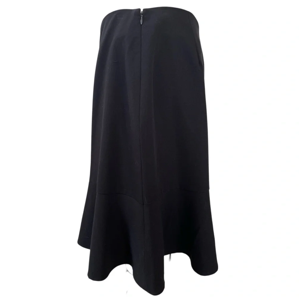 ❤️ Worthington Black Trumpet Flounce Suit Skirt